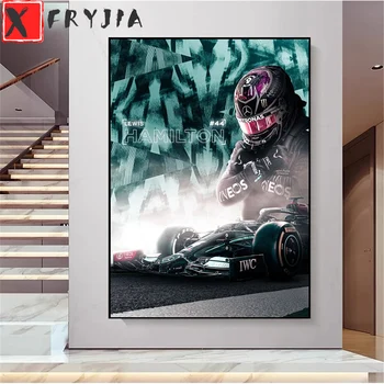 Диамантена живопис на известния Герои шампион на Формула 1, 5d кръст бод, диамантена бродерия, мозайка, подарък картина за домашен интериор, арт