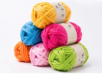 mylb 100g Домашна Цветна Кърпа За Плетене на една Кука 