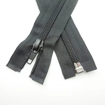Alipress 10шт Найлон макара, с цип черно на цвят за дрехи, на 5 # 70см, с цип с отворен край, за шиене, инструменти за производство на застежек-мълния със собствените си ръце