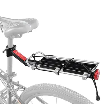 Багажник за шоссейного велосипед МТВ със задно фенер, Быстросъемная задната стойка за велосипед, Универсален багажник за велосипед от сплав за колоездене