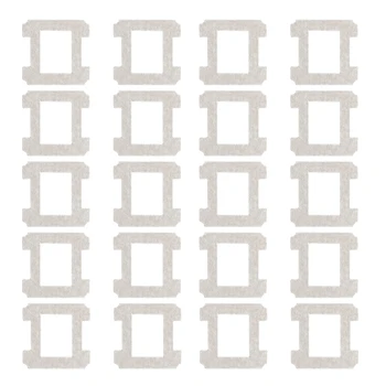 20 БР Парцал Кърпа За Обеззаразяване на Кремаво-Бели Влакна, Подходяща За Робот-Мойщика Прозорци Ecovacs W1 Моп Accessories W1PRO