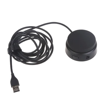 USB кабел-Контролер за Слушалки QC35 QC45, Регулатор на силата на Звука, Тел За Подмяна на Гъвкави Кабели, Слушалки