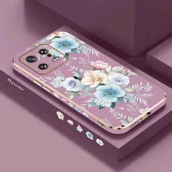 Пъстроцветни Цветя, Жасмин Луксозно Покритие Калъф За Телефон Xiaomi Mi 13 12S Ultra 13 Pro 11T Ultra 12 12T 11 11 Lite 10 10T Калъф