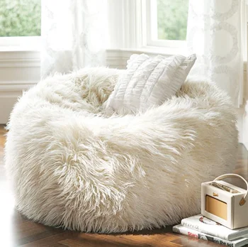 Lazy Bean Bag Луксозно обзавеждане за дома, дълъг плюшено диван-стол с плюшени набивкой за декорация на дома