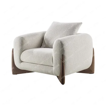 Дизайнерски мебели текстилен диван за хола Quiet Wind Double Seat