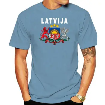 Популярната националната фланелка на латвийски език 2022 г. - Тениска на стопанските Латвия