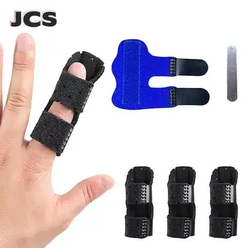 1бр еластична Превръзка за защита на пръстите от фрактури с фиксирана лента, превръзка за фиксация на пръстите, Коректор болка, поддръжка