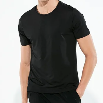 B6284 Креативна гидрофобная Анти-мръсна водоустойчив однотонная мъжка тениска с мек с къс ръкав, бързосъхнеща Горна дишащи дрехи