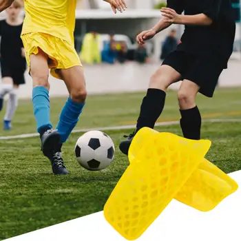 1 Чифт спортни футболни накладки за защита на пищяла, за деца, Футболни накладки за пищяла Поддържат глезен ръкав Shinguard за възрастни подрастващите Деца
