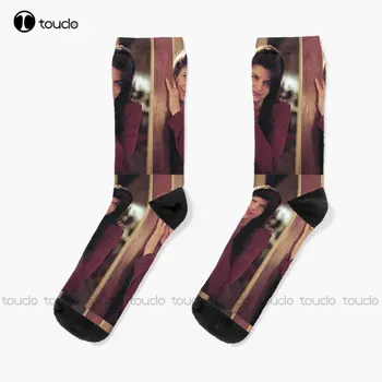 Футболни Чорапи Kirstie Alley Чорапи с дигитален Печат 360 ° Персонализирани Потребителски Унисекс Чорапи За възрастни, Юноши И Младежи, Подарък Градинска Дрехи По Поръчка