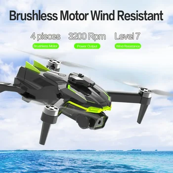 B6 Drone Race с бесщеточным двигател, двойна професионална въздушна фотография, заобикаляне на препятствия, четырехосный радиоуправляеми самолети за деца и възрастни