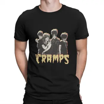 Тениска андеграундной кошмарен пънк-група от 70-те, мъжки памучен забавна тениска The Гърчовите, дрехи с къс ръкав и шарките