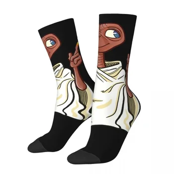 Хип-Хоп Реколта Кавайные Луди Мъжки Чорапи Унисекс E. T. Извънземен Филм За Извънземни Harajuku С Принтом 