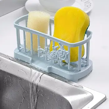 Выдолбленная бързосъхнеща Износостойкая богат на функции здрава поставка за сапун за мивка, кухненски принадлежности