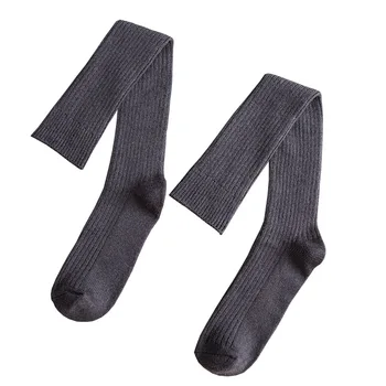 Дамски вълнени чорапи, топли зимни Дебели кашмир ежедневни дълги Висококачествени Японски модни обикновена Удобни Домашни чорапи