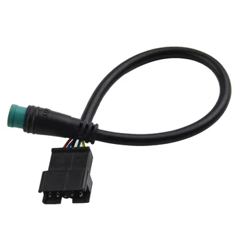 Черна здрава лента, Нов кабел-адаптер, кабел 5pin за свързване на дисплея KT към кабел SM, Аксесоари за Ebike, Електрически Велосипед кабели.