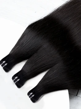 Плетени снопчета коса Директни снопове от човешка коса 100% косата за жени 30 Incn Необработени човешки коси бразилско производство В продажба