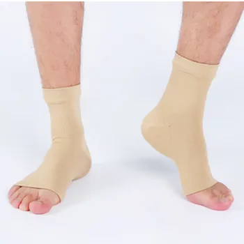Женски Мъжки чорап за фиксация на глезена, Компресия чорапи за краката от умора, Дишащи Спортни чорапи за бягане на открито, поддръжка на глезена, за Улесняване на болката Чорап