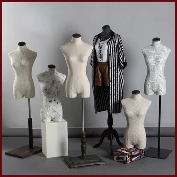 Подпори Дамски модел, Манекен Половина на тялото Женски модели Колан Сватбена рокля е Модел на Торс Манекени за показване на дрехи