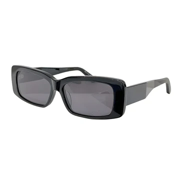 2023 Нови Жените и Мъжете B0286S Fashion Web Celebrity Star Слънчеви очила защитни рамки UV400 Корпоративна дизайн точки с Квадратна сива рамка