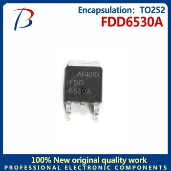 10шт Екран FDD6530A опаковка FDD6530A TO252 21A 20V N-канален пластир с ефект на полето тръба