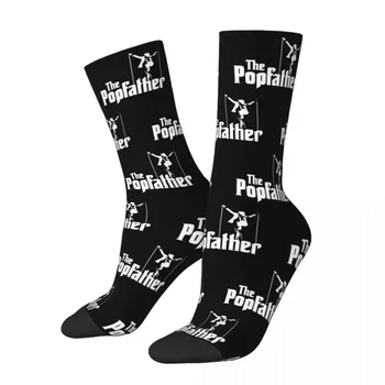 Нови мъжки чорапи ежедневни The Popfather Майк Джаксън Sock Спортни дамски чорапи Пролет Лято Есен Зима