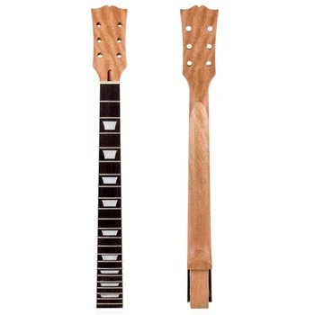 Подмяна на китарни части Лешояд от махагон с 22 измъчва, инкрустация под формата на точки на грифе от палисандрово дърво, директна доставка
