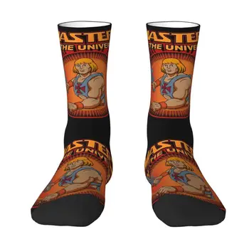 Реколта мъжки чорапи He-Man, унисекс, стръмни чорапи с 3D принтом 