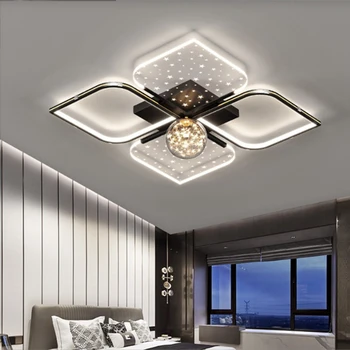 2023 Модерен Тавана лампа за дневна, Модерно Луксозно Led Вътрешно осветление на спални Персонални Умни Полилей за трапезария
