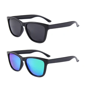 Произведено в Китай поляризирани слънчеви очила с потребителски логото на uv400 промоция, матово черни слънчеви очила