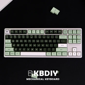 KBDiy 160 Комбинации Salon Keycaps SA Профил за Механична Геймърска Клавиатура PBT Keycap Custom ISO Double Shot за GMK 61 64 67 87 980