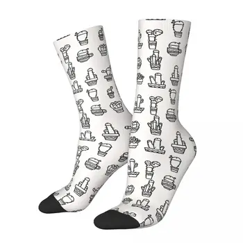 Happy мъжки чорапи COCK PLANTS CACTUS с винтажным пенис в стил Харадзюку в стил хип-хоп Безшевни чорапи Crew Луд с подарочным модел
