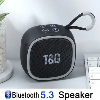 Слушалка Bluetooth TG659 Мини Преносими Високоговорители Безжична връзка Спорт на открито Аудио Стерео Подкрепа TF карти, FM BT TWS радиото на автомобила