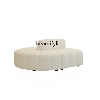 Двупосочен диван със специална форма за салон за красота, хранене, медицински услуги, отдих, през цялата държач за карти