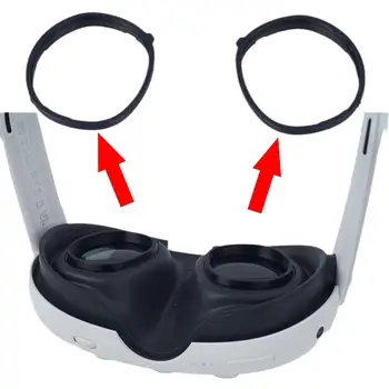 Уплътнение за очила е Съвместима С Meta Quest3 Замяна части За Очила, Рамки За Изпъкнали лещи на Очила за защита от надраскване Access A4y1