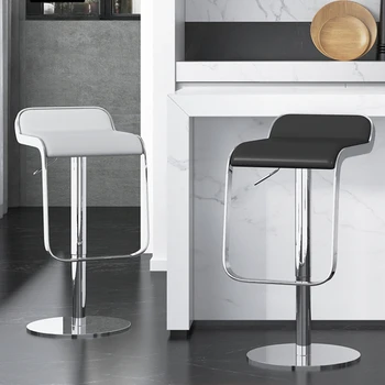 Въртящи се Метални Бар Столове Прост Дизайн на Островните Многофункционален Високо Столче в Минималистичен Модерен Stuhl Cadeira Sandalye Furniture HD50BS