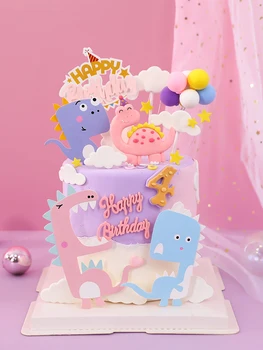 Topper за торта за рожден ден, Динозавър 