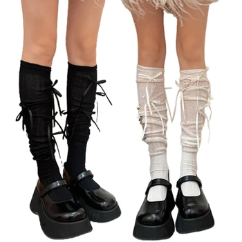 1 Чифт елегантни женски чорапи над коляното, идеално подходящи за официални и ежедневни дейности