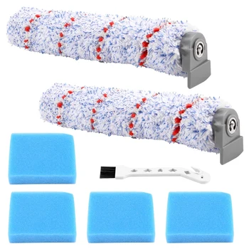 Сменяеми възглавница за безжична прахосмукачка Tineco Ifloor Wet Dry, 2 опаковки роликовой четки, 4 стиропор за предварително филтриране