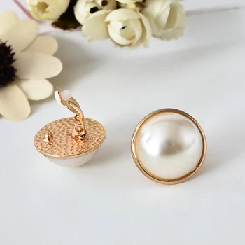 6шт Нов Модерен романтичен голяма кръгла перла скоба за ушите, с преувеличени подаръци момиче на деня на Свети Валентин на едро бижута скоба за ушите