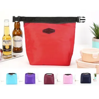 Мода Преносим Изолиран Обяд Чанта Топлинен Охладител Обяд Чанта За Съхранение На Дама Носи Picinic Хранителни Опаковки Bag Изолация 