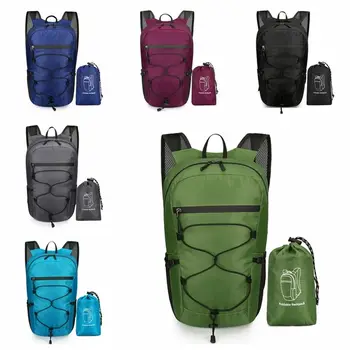 Сгъваема Раница, преносима упаковываемая сверхлегкая чанта за катерене, водоустойчив найлонов походный раница за спорт на открито
