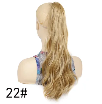 Удължаване на коса с клипс-нокът за удължаване на косата във формата на конска опашка за жени 22 