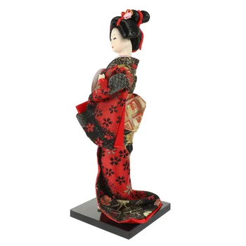 Гейша Японското Украсата На Старинни Библиотеки Красят Кукли Домашни Тъкани И Художествени Занаяти За Момичета