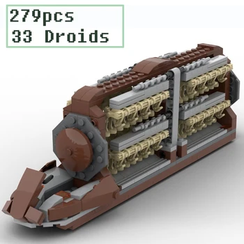 НОВА серия MOC Space Бойна транспорт Боен Взвод droid Градивен елемент Тухлена монтаж на Детски играчки, Подаръци със собствените си ръце
