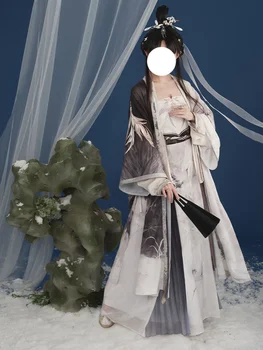 Китайската традиционна облекло Hanfu JX3 Онлайн игра Cosplay, костюм с ръчно изработени бродерии, рокля, сценичното представяне на SSY