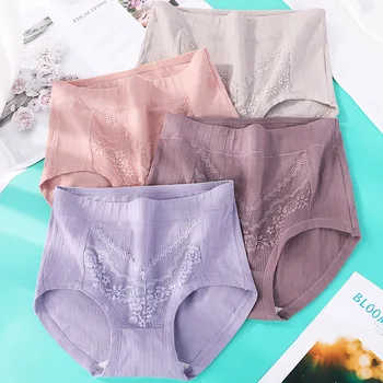 Нови Менструални бикини размер Xl-6xl плюс, Дамско бельо, Памучен Запечатани пликчета, Физиологични Панталони за менструация