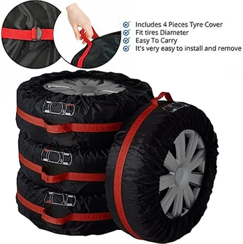 Калъф за гуми 66 см/80 см калъф за автомобилни резервни гуми, чанти за съхранение на джанти консумативи, преносими чанти за колелата