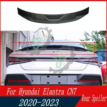 ABS Пластмаса, лъскаво Черно Заден спойлер на багажника, тапицерия на устните, Оформление на автомобила за Hyundai Elantra Avante CN7 2020 2021 2022 2023