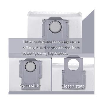 За Roborock S8 Pro Ultra/S8 +/S8 Комплект от Детайли Прахосмукачка Ac Зарядно устройство Самопочистващ Клип на Страничната Четка за Въже Парцали Филтри, Торбички За Прах